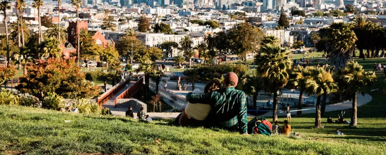 Dolores Park an einem sonnigen Nachmittag